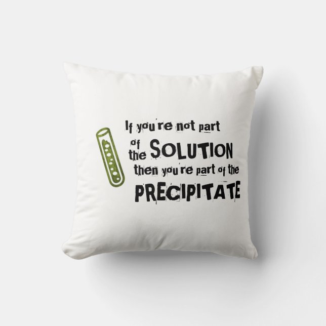 Science Joke Pillow (Front)