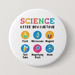 Science keeps you curious button