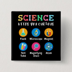 Science keeps you curious button
