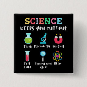 Science keeps you curious button