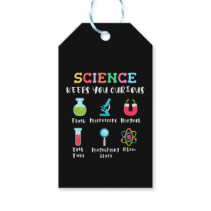 Science keeps you curious gift tags