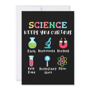 Science keeps you curious invitation