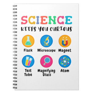 Science keeps you curious notebook