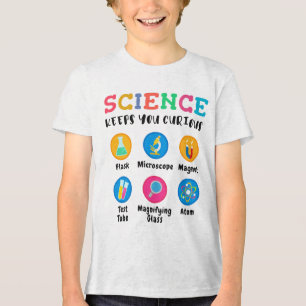 Science keeps you curious Tri-Blend shirt