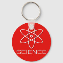 Science Keychain Red