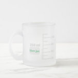 Science Lab Beaker Personalized Big Label Mug<br><div class="desc">For the science lover in your life. This 10 oz mug is made to look like a piece of laboratory glassware, with graduations for a comparably sized 250 ml beaker. You can even personalize it with your initials or name, just like you would in a lab setting. Design is repeated...</div>
