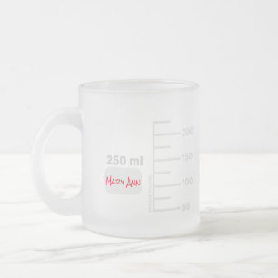 Science Lab Beaker Personalized Big Label Mug