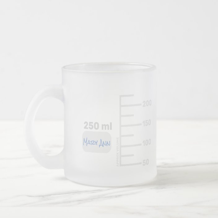 Science Lab Beaker Personalized Big Label Mug | Zazzle.com