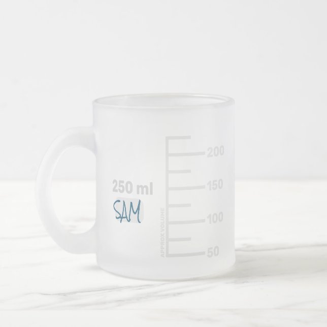 Science Lab Beaker Personalized Mug (Left)