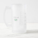 Science Lab Beaker Personalized Tall Mug<br><div class="desc">For the science lover in your life. This glass is made to look like a piece of laboratory glassware, with graduations for a 250 ml beaker. You can even personalize it with your initials or name, just like you would in a lab setting. Design is repeated on front and back....</div>
