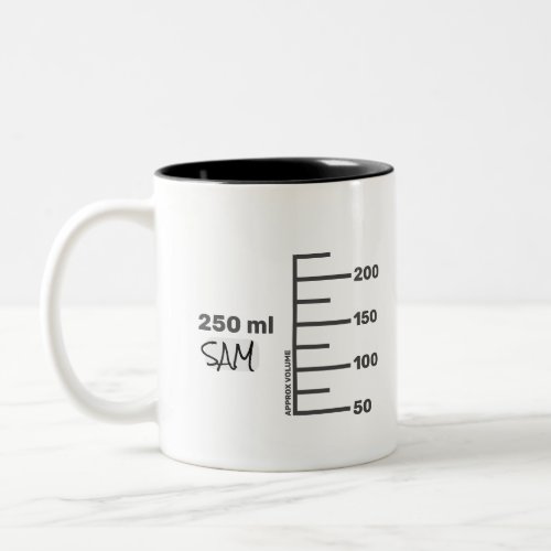Science Lab Beaker Personalized White Mug
