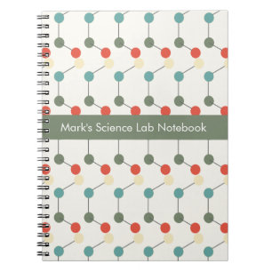 Science Lab Chemistry Pattern  School Notebook