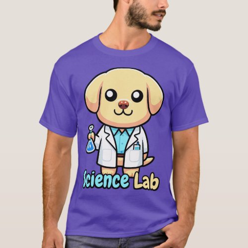 Science Lab Cute Science Dog Pun T_Shirt