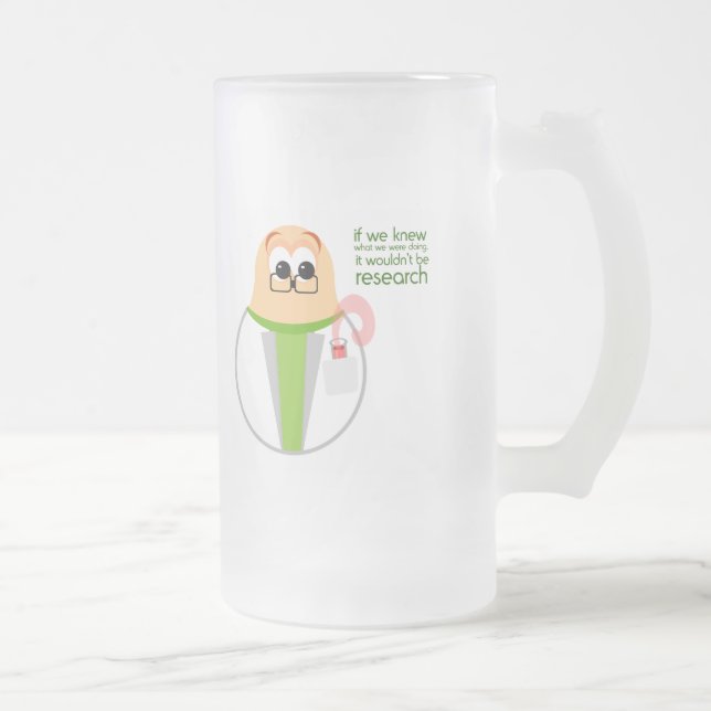 Science Lab Researcher Frosted Mug (Right)