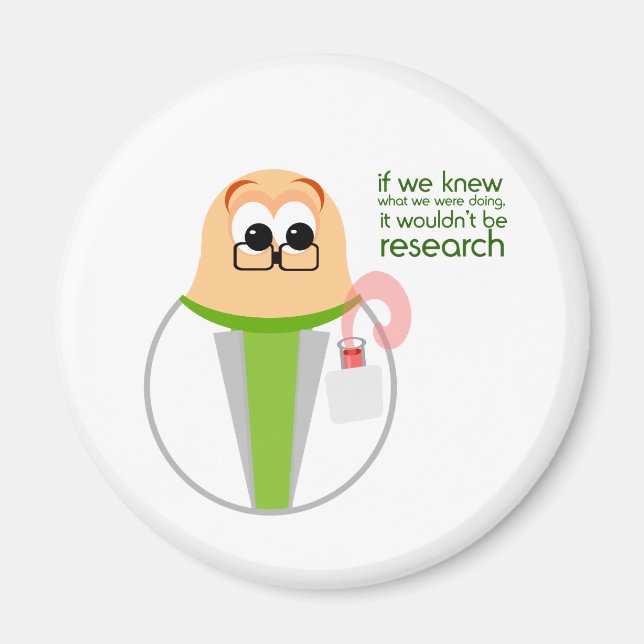 Science Lab Researcher Magnet (Front)