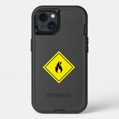 Science Lab Safety Sign Defender Series iPhone 13