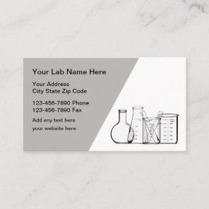 Science Lab Theme Business Cards