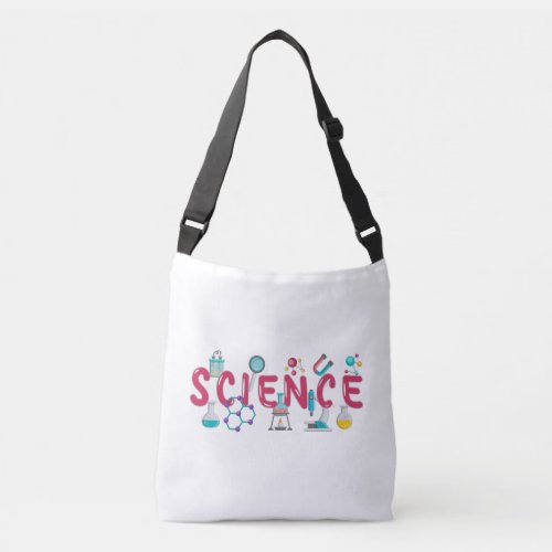 Science laboratory apparatus crossbody bag