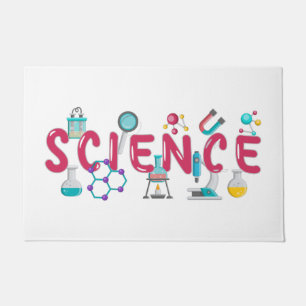 Science laboratory apparatus doormat