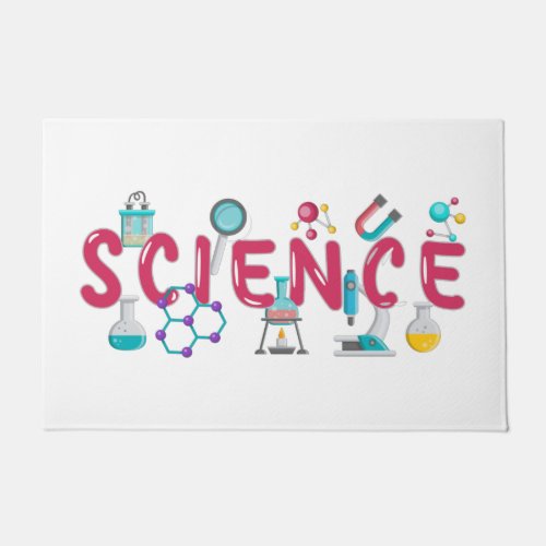 Science laboratory apparatus doormat