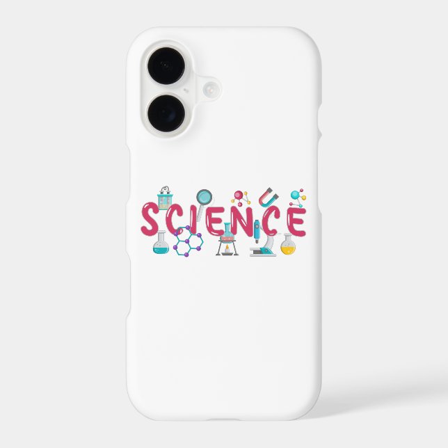 Science laboratory apparatus iphone case (Back)