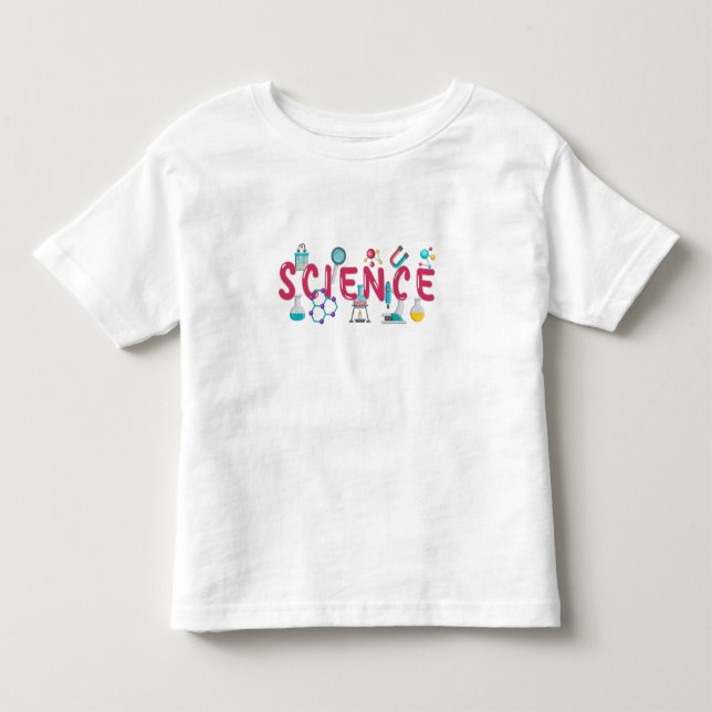Science laboratory apparatus toddler t-shirt (Front)