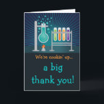 Science Laboratory Birthday Thank You Postcard<br><div class="desc">This fun and colorful birthday thank you card features a fun laboratory perfect to go with the science laboratory set! There are fun colors like blue,  green,  orange and yellow,  and you can customize to your liking.</div>