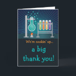 Science Laboratory Birthday Thank You Postcard<br><div class="desc">This fun and colorful birthday thank you card features a fun laboratory perfect to go with the science laboratory set! There are fun colors like blue,  green,  orange and yellow,  and you can customize to your liking.</div>