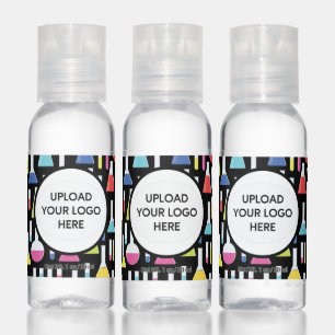 Science Laboratory Business Logo Name Message Hand Sanitizer