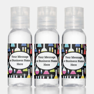 Science Laboratory Business Logo Name Message Hand Sanitizer