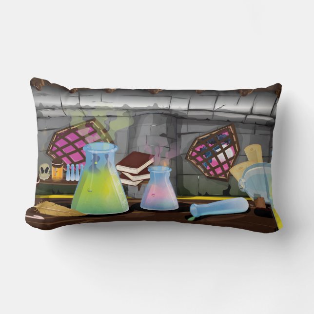 Science Laboratory Lumbar Pillow (Front)