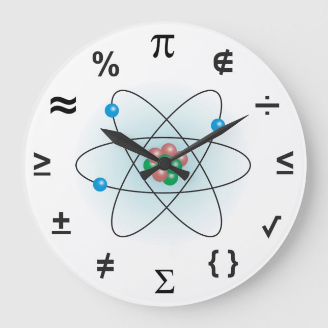 Science Large Clock (Front)