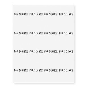 Science Like Magic But Real  Scientists Gifts Temporary Tattoos