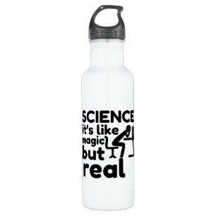 science like magic but real stainless steel water bottle