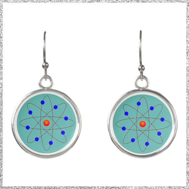 Science Lover Atom Earrings (Creator Uploaded)