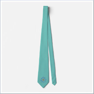 Science Lover Atom Neck Tie