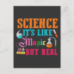 Science Magic Future Scientist Chemistry Student Postcard<br><div class="desc">Funny Nerdy Science Surprise for a student,  chemist,  Physics,  teacher,  scientist or pharmacist. Ideal Gift for all Science Nerds who like experimenting or doing an experiment in the laboratory or lab.</div>