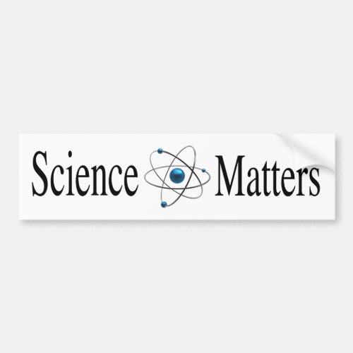 Science Matters Bumper Sticker