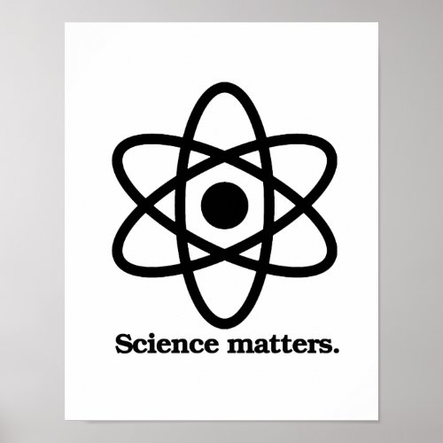 Science Matters _ Science Symbol _ _ Pro_Science _ Poster