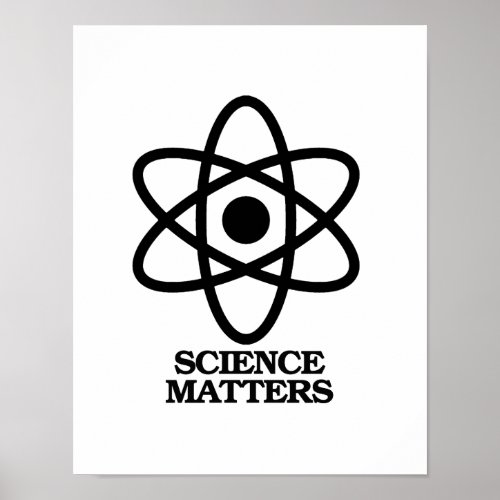 Science Matters _ Science Symbol __ _ Pro_Science  Poster