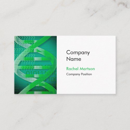 Science Medical DNA Simple Modern Business Card