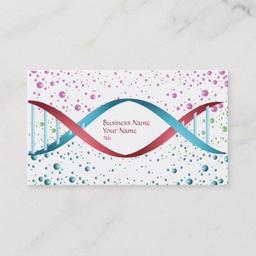 Customizable Science Medicine Business Card