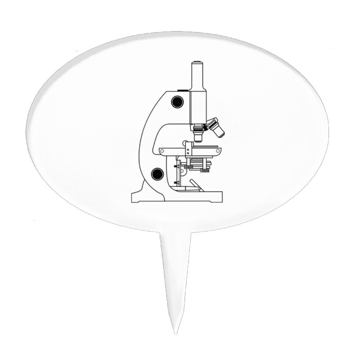 Science Microscope Cake Topper