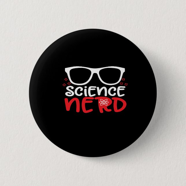 science nerd button (Front)