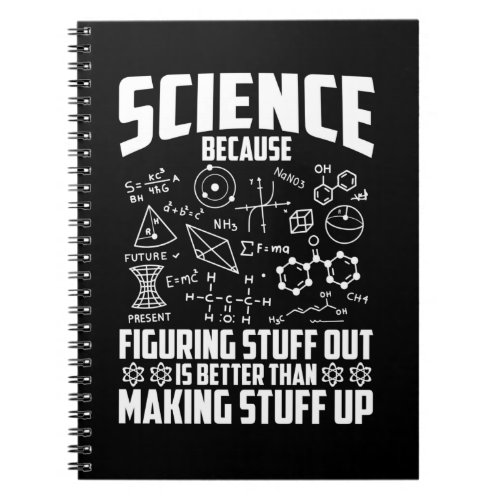 Science Nerd Mathematician Chemist Physicist Notebook