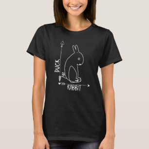 Science Nerd Physics Math Geek Teacher Rabbit Duck T-Shirt