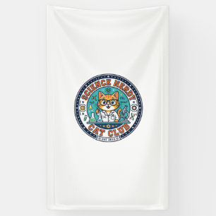 Science Nerdy Cat Cat Mom Gift Idea - Science Nerd Banner