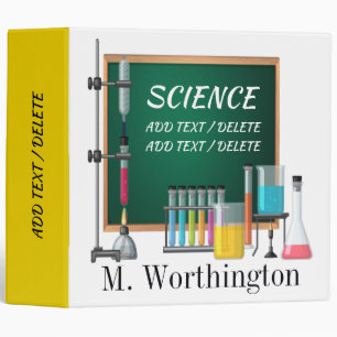 Science Notebook Binder - See Back