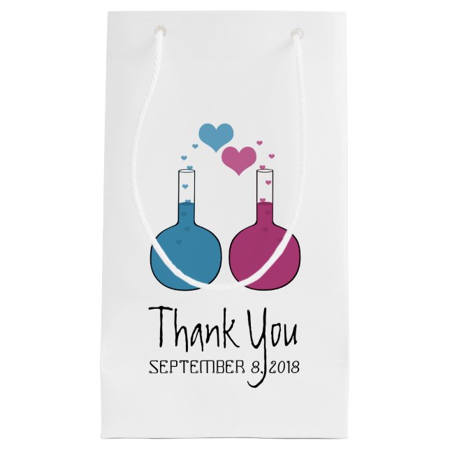 Science of Love Wedding Gift Bag (Front)