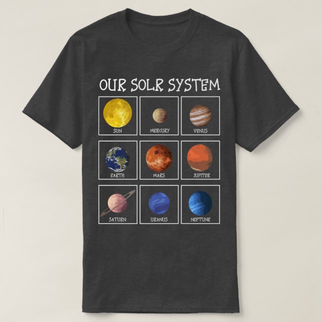 Science Outer Space Premium  T-Shirt (Design Front)
